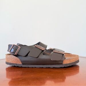 Birkenstock Unisex Milano Leather Strap Sandals | EU 41